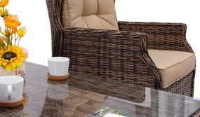 Malaga Terrasmeubelset brons Garden Point