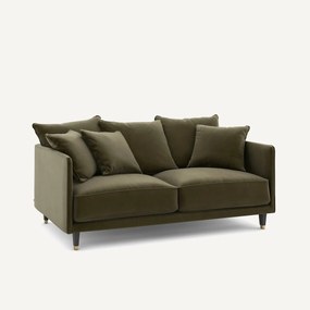 3-zits compacte fluwelen zetel, Lazare