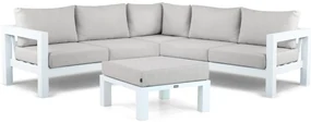 Hoek loungeset 5 personen Aluminium Wit Lifestyle Garden Furniture Luca