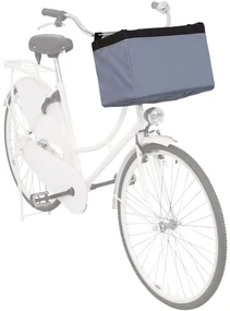TRIXIE Fietsmand voor huisdieren voorop 38x25x25 cm grijs