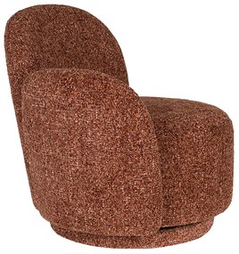 Dutchbone Rose Draaibare Fauteuil Bordeaux