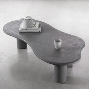 DTP Home Scala Curva Organische Salontafel Beton Mortex - 130 X 69cm.