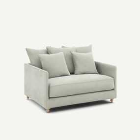 2-zits slaapbank in stonewashed fluweel, Lazare