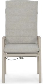 Verstelbare Tuinstoel Aluminium Zand/Beige Lifestyle Garden Furniture Vivaro   loft