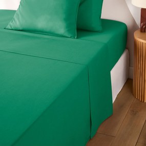 Effen plat laken in gewassen katoen, Scenario