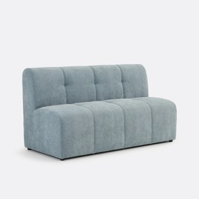 Modulaire bank, 3-zits, van fijn chenille, ANETA