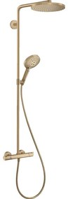 Hansgrohe Raindance Select Regendoucheset - thermostaat - hoofddouche 24cm - brushed bronze (brons) 27633140
