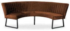 Eetkamerbank - Rondo - geschikt voor tafel 130 cm - stof Element bruin 07