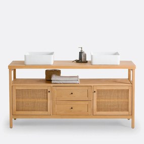 Dubbel wastafelmeubel L160 cm, Gabin
