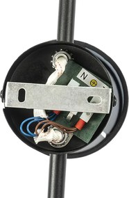 Moderne plafondlamp zwart 3-lichts - Hetta