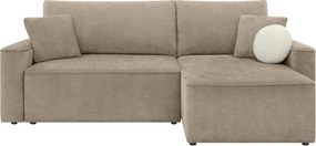Hoekbank Boston 771, Aanwezig, Beige, Aanwezig, 259x158x100cm, 146 kg, Poten: Kunststof