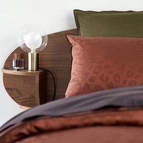 Messing lamp van metaal en glas, Arvin