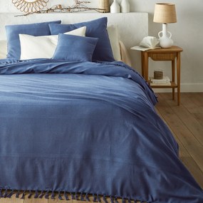 Katoenen beddensprei met franjes, Nedo