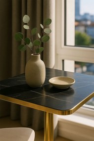 Tafel Firro Vierkant 70cm Goud