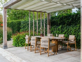 4 Seasons Outdoor Marina tuinstoel amber Tuinstoel   taupe weerbestendig