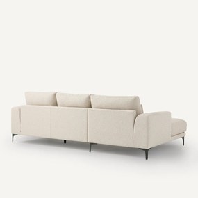 Zitbank met hoek links in bouclé, Marsile