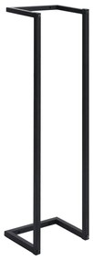 vidaXL Handdoekenrek 25x20x95 cm ijzer zwart