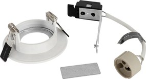 Smart inbouwspot wit rond  IP44 incl. Wifi GU10 50mm - Xena