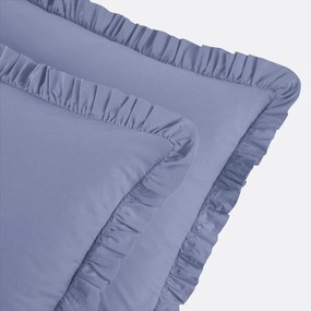 Kussensloop met volant in gewassen katoen, Scenario