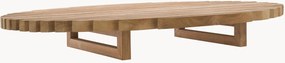Ovale tuintafel Anjuna van teakhout