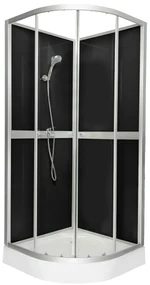 Kerra Classic Black complete douchecabine 90x90cm