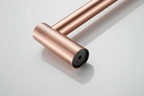 Saniclear Copper doucheset met thermostatische kraan, handdouche en glijstang geborsteld koper