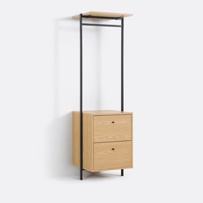 Dressingmodule met halve hangkast en 2 lades, Talist