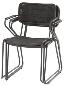 Taste by 4 Seasons Swing tuinset antraciet met Basso tafel Ø 130 cm * SALE *  Tuinset    houtkleur weerbestendig
