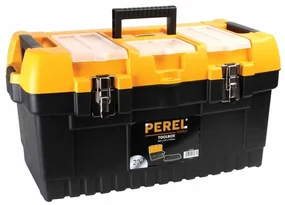 Perel Gereedschapskist met metalen grendels 56,4x31x31 cm OM22M