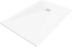 Mexen Stone+ rechthoekige composietdouchebak 120 x 100 cm, wit, witte afdekking - 44101012-W