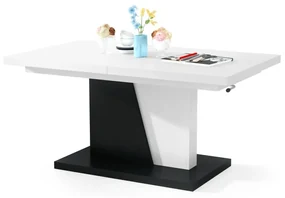 Mazzoni GRAND NOIR wit / zwart, salontafel