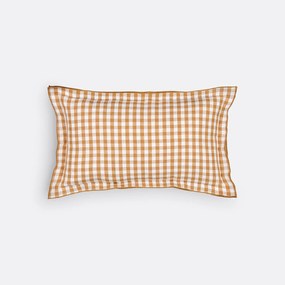 Gingham katoen/linnen kussenhoes, Cottage