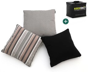Sierkussen set Timeless Stripe Natural