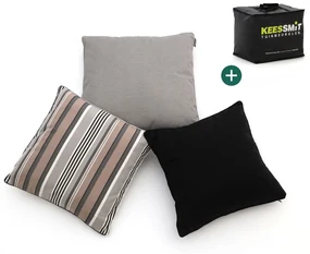 Sierkussen set Timeless Stripe Natural