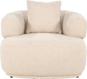 Eenvoudig Fauteuil Beige