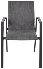 Lesli Living  Tuinstoel Stapelbaar - Fardau Negro - Antraciet - Lesli Living