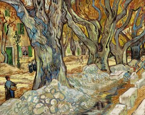 Kunstreproductie The Large Plane Trees, Vincent van Gogh