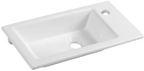 Aqualine Zoja toiletmeubel met witte fontein 50x25x50cm wit