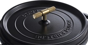 Staub La Cocotte Cocotte Buster+Punch 28 cm / 6,75 l, Rond, Zwart - La Cocotte - Staub