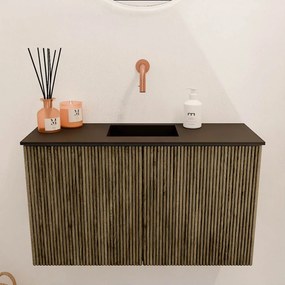 Mondiaz Joya 70cm toiletmeubel dusk met wastafel faye midden zonder kraangat urban