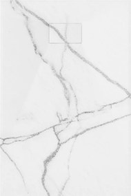 Mexen Hugo rechthoekige SMC douchebak 100 x 80 cm, witte steen - 42158010