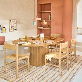 Vloerkleed van 71% jute, lijnenspel, TRENZA