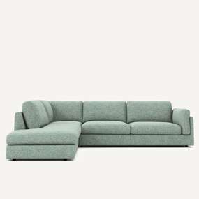 Hoekzetel met longchair van katoenmix César