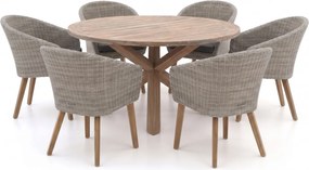 Diningset Intenso | 6 personen | Tuinset teakhout | 7-delig | Kees Smit Tuinmeubelen