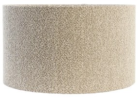 Stoffen Boucle lampenkap taupe 35/35/20 Design, Modern cilinder / rond