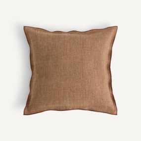 Geverfd geweven linnen kussenhoes, Missia