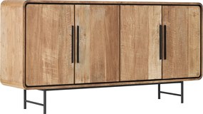 DTP Home Evo Teak Dressoir Met Ronde Hoeken 180 Cm - 180x40x90cm.