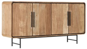 DTP Home Evo Teak Dressoir Met Ronde Hoeken - 180x40x90cm.