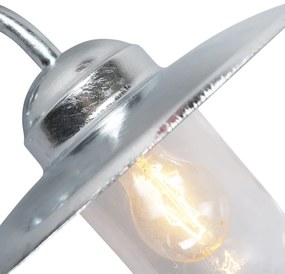 Smart buiten wandlamp met dimmer zink IP44 incl. Wifi A60 - Munich Retro, Landelijk / Rustiek E27 IP44 Buitenverlichting bol / globe / rond rond