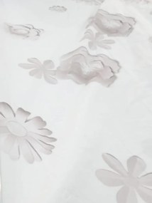 Dekbedovertrek My Design - 100% katoen - 140x200 -  bloem naturel